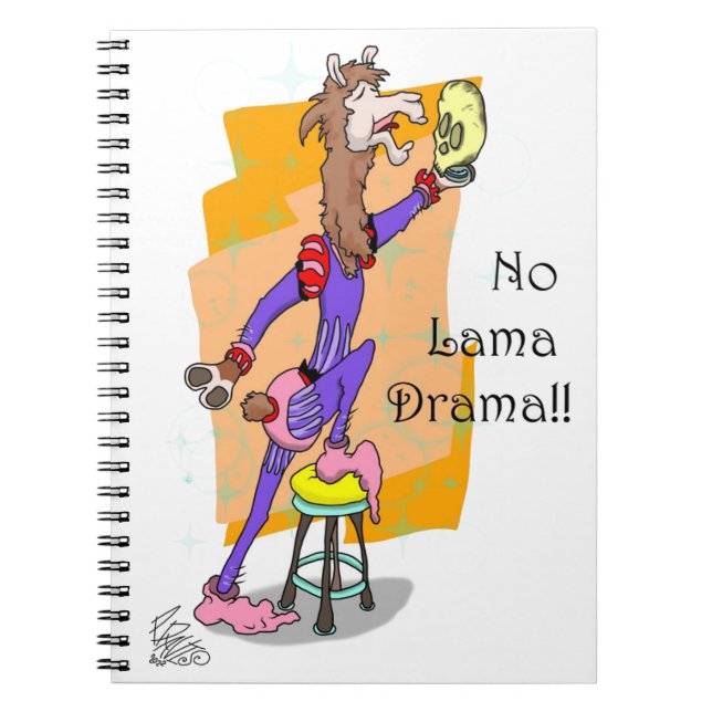 Cuaderno Sin drama de lama  (Frente)