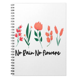 Cuaderno Sin lluvia Sin flores Naturaleza de la planta flor