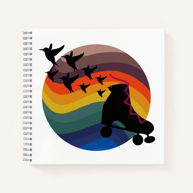 Cuaderno Sin patinaje retro (Anverso)