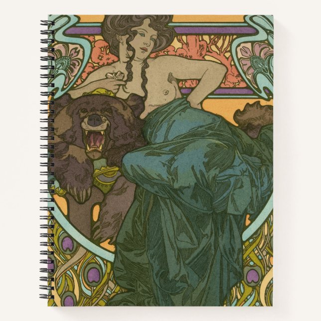 Cuaderno Sin título de Alphonse Mucha (1902) (Anverso)