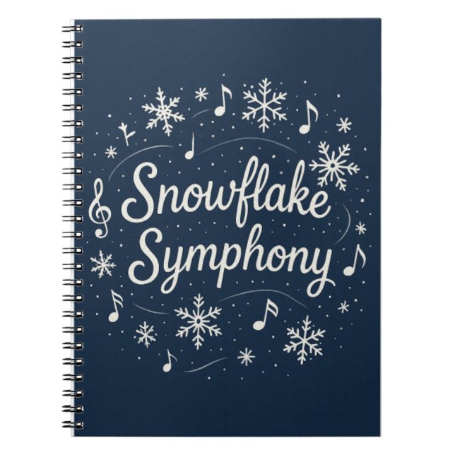 Cuaderno Sinfonía de copo de nieve  (Frente)