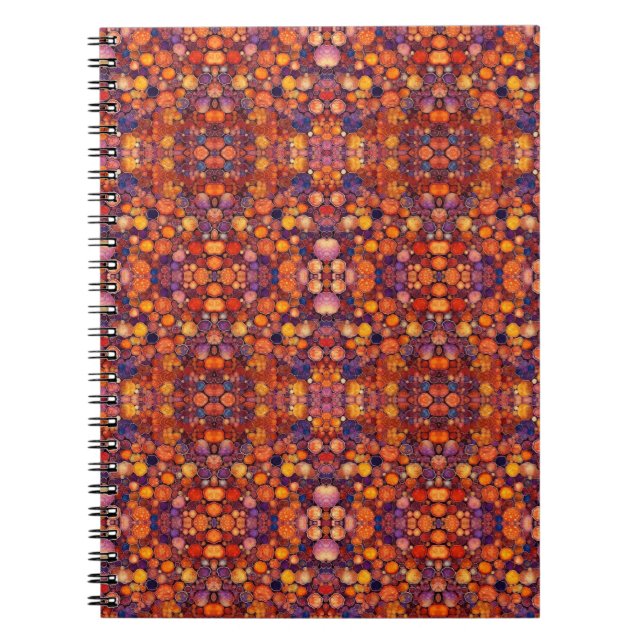 Cuaderno Sinfonía de Gemstone: Patrones coloridos de clase  (Frente)