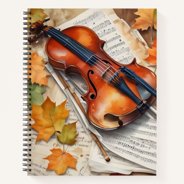 Cuaderno Sinfonía Otoñal (Anverso)