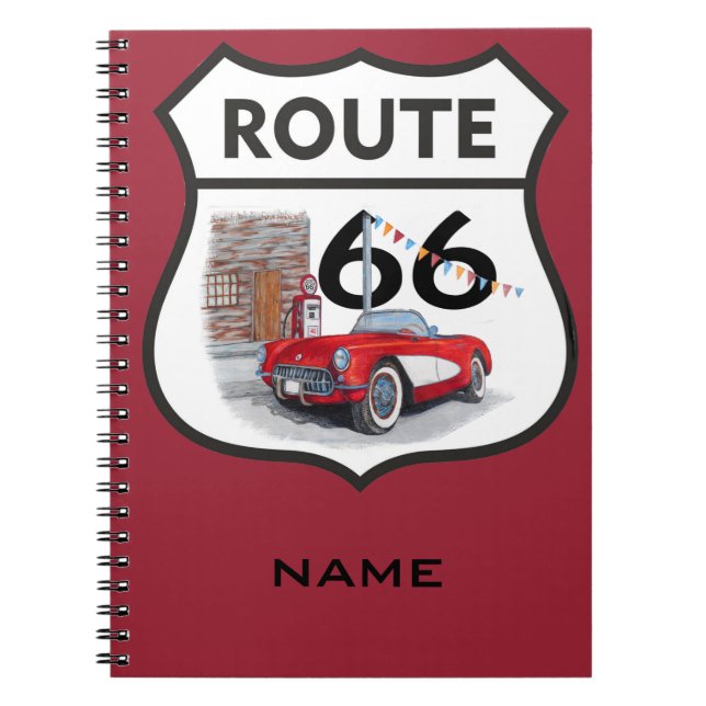 Cuaderno Sing route 66 gifts (Frente)