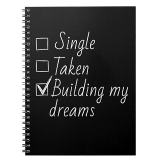 Cuaderno Single Taken Checklist Style Motivational Quote  N
