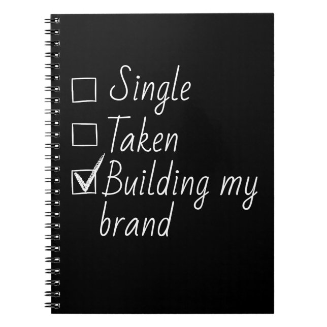 Cuaderno Single Taken Checklist Style Motivational Quote  N (Frente)