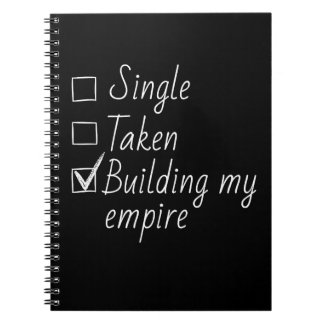 Cuaderno Single Taken Checklist Style Motivational Quote  N