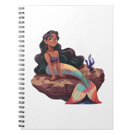 Cuaderno Sirena adorable elegante y linda