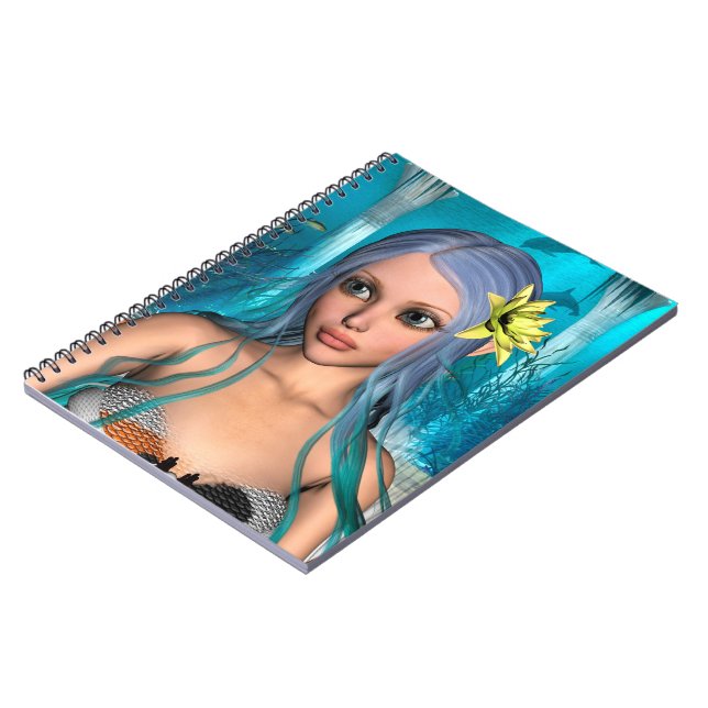 Cuaderno Sirena Azul (Lado Izquierdo)