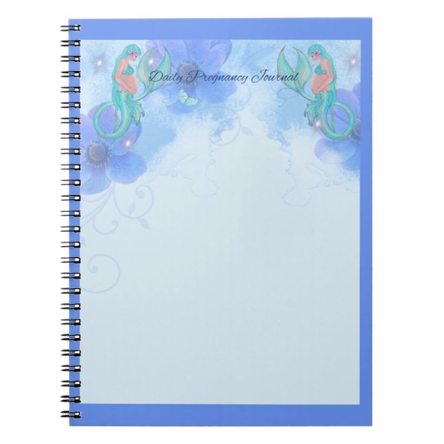 Cuaderno Sirena con arte para bebés por Renee Lavoie (Frente)