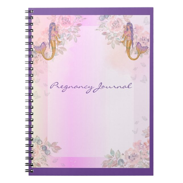 Cuaderno Sirena con arte para bebés por Renee Lavoie (Frente)