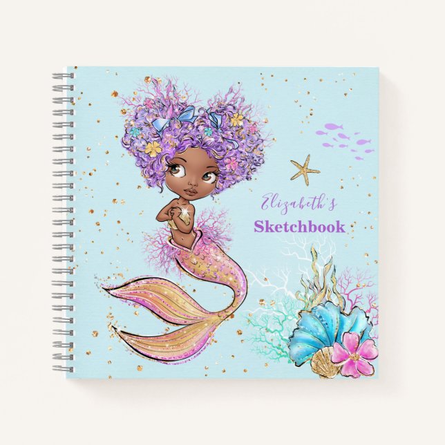 Cuaderno Sirena de Cute Brown (Anverso)