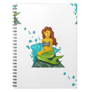 Cuaderno sirena de emoji