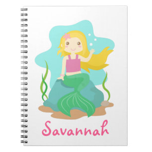 Cuaderno Sirena Linda y Hermosa, para Niñas