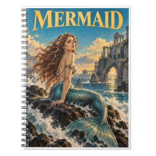 Cuaderno Sirena, Monstruo de Fantasía Gótica