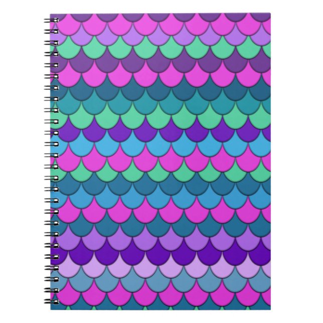 Cuaderno Sirena Multicolor de Colores Brillantes (Frente)
