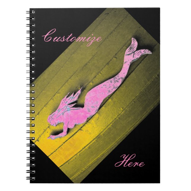 Cuaderno sirena rosa (Frente)