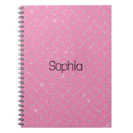 Cuaderno Sirena rosa plateada
