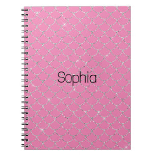 Cuaderno Sirena rosa plateada