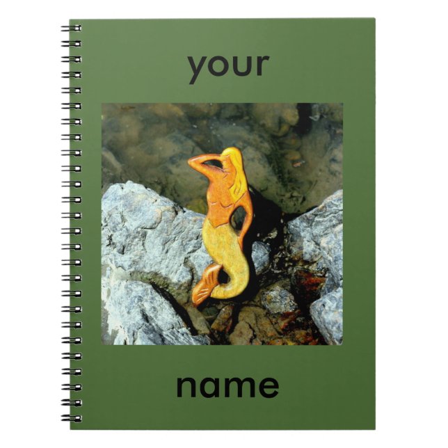 Cuaderno sirena rubia mirador (Frente)
