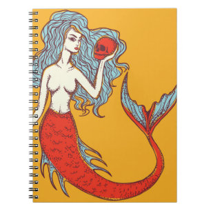 Cuaderno Sirena y cráneos