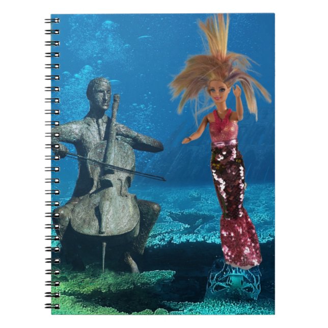Cuaderno Sirenas divirtiéndose. (Frente)