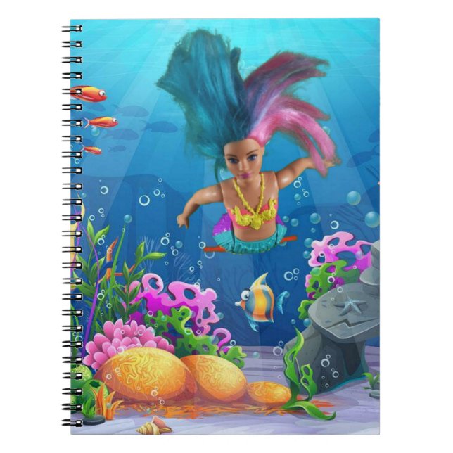 Cuaderno Sirenas divirtiéndose. (Frente)