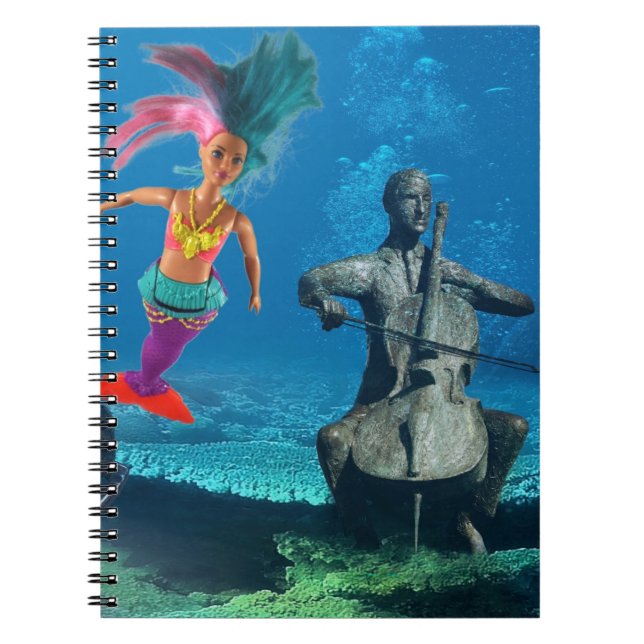 Cuaderno Sirenas divirtiéndose. (Frente)