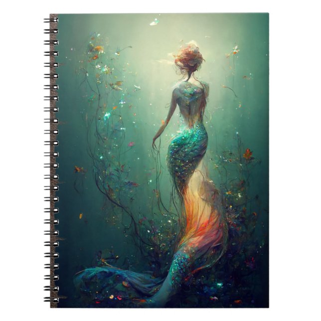 Cuaderno Sirenita de mar mística (Frente)