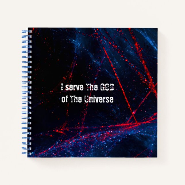 Cuaderno Sirvo al Dios del universo (Anverso)