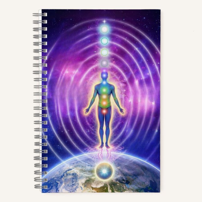 Cuaderno sistema de chakras, meditation journal (Anverso)