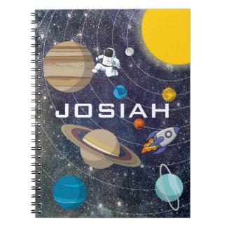 Cuaderno Sistema solar, astronauta y nave espacial