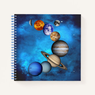 Cuaderno Sistema Solar - Nuestros Planetas En El Cielo Este
