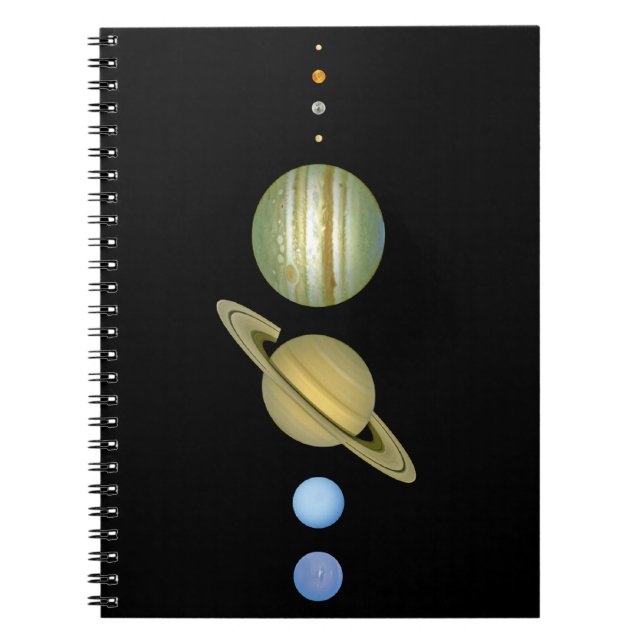 Cuaderno Sistema solar ~ Vista larga (Frente)