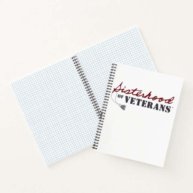Cuaderno Sisters of Veterans Military Pride Design (Interior)