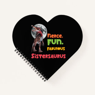 Cuaderno Sistersaurus Equipo de Dinos Hermanas Parejas Dise