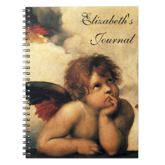 Cuaderno Sistine Madonna Angels por Raphael Sanzio
