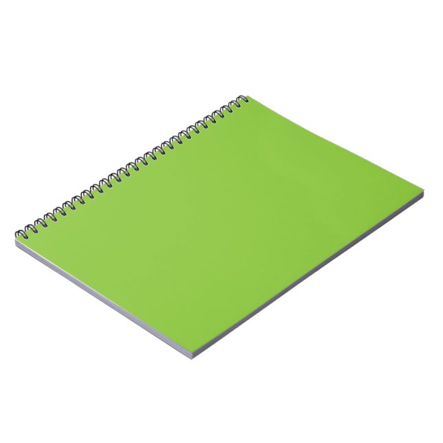 Cuaderno Sitio web con fondo verde y borde blanco (Lado Izquierdo)