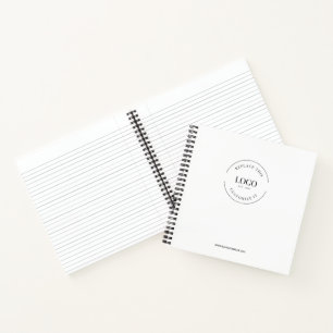 Cuaderno Sitio web con logotipo de gran Personalizado