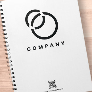 Cuaderno Sitio Web de código QR para el análisis de negocio