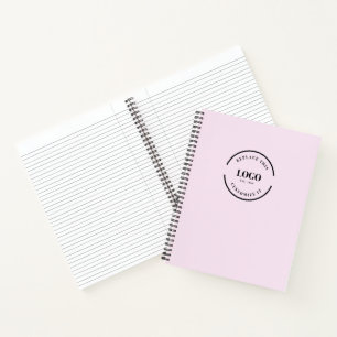 Cuaderno Sitio web de marca de logotipo empresarial persona