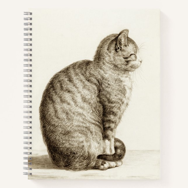 Cuaderno Sitting cat - Jean Bernard (Anverso)