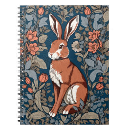 Cuaderno Sitting Hare William Morris Inspiren Floral