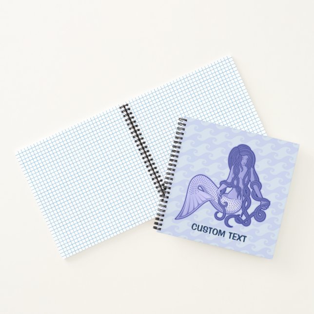 Cuaderno Sitting Mermaid Blue (Interior)