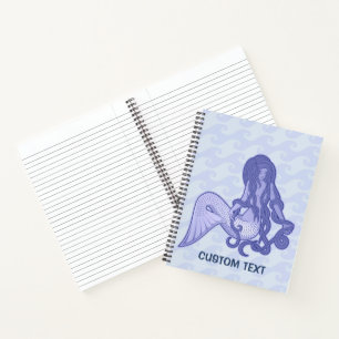 Cuaderno Sitting Mermaid Blue
