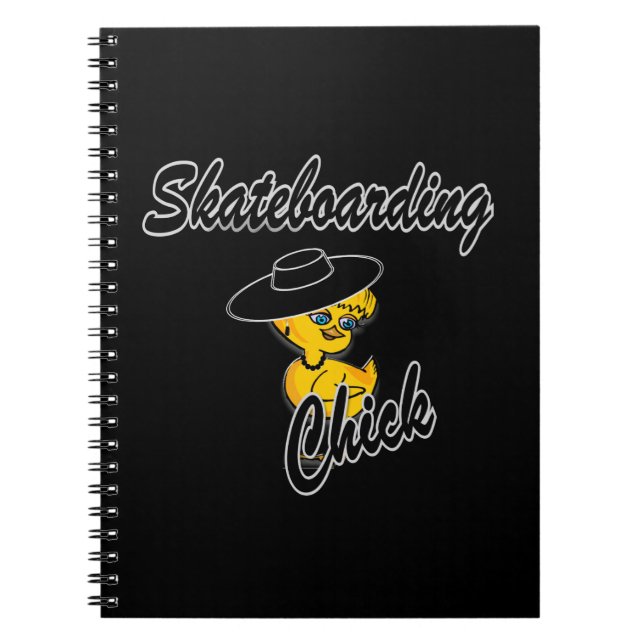 Cuaderno Skateboarding Chick #4 (Frente)