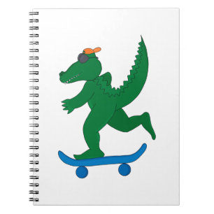 Cuaderno Skater Crocodile