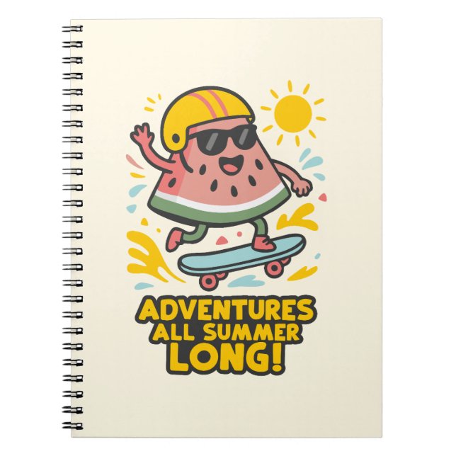 Cuaderno Skater Watermelon (Frente)