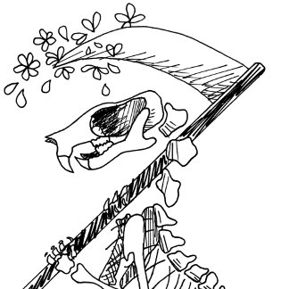 Cuaderno Skeleton de Rat Spooky personalizado