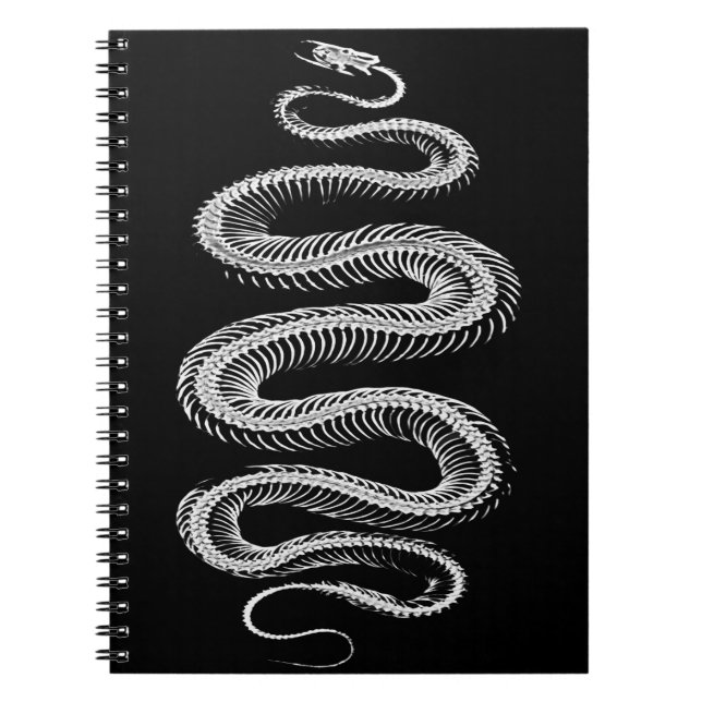 Cuaderno Skeleton de serpiente deslizante (Frente)